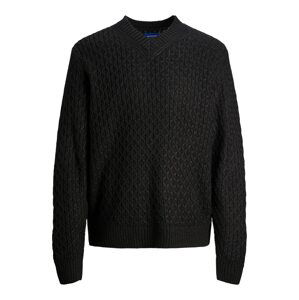 JACK & JONES Sveter 'COSY'  čierna