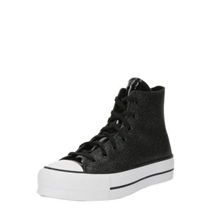 CONVERSE Členkové tenisky 'CHUCK TAYLOR ALL STAR LIFT'  striebornosivá / čierna