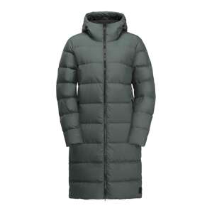 JACK WOLFSKIN Outdoorový kabát 'FROZEN PALACE'  tmavozelená / čierna