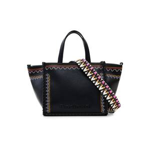 Desigual Shopper 'RIGOBERTA GUIMAR'  modrá / oranžová / červená / čierna