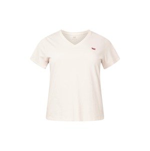 Levi's® Plus Tričko 'PL Perfect Vneck Tee'  pastelovo ružová / červená / biela