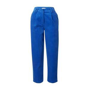 TOPSHOP Plisované nohavice  modrá