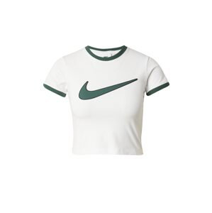 Nike Sportswear Tričko  trávovo zelená / biela