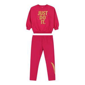 Nike Sportswear Joggingová súprava  zlatá žltá / ružová