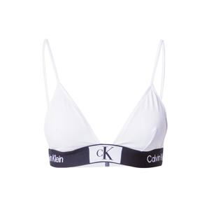 Calvin Klein Swimwear Bikinový top  námornícka modrá / biela