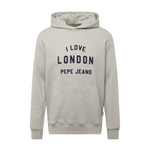 Pepe Jeans Mikina  sivá melírovaná / čierna