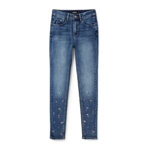 Desigual Džínsy 'VIENA'  modrá / modrá denim / zelená / ružová