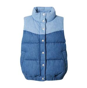 LEVI'S ® Vesta 'Juno Western Puffer Vest'  modrá denim / svetlomodrá