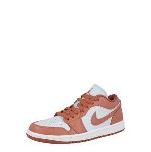 Jordan Nízke tenisky 'Air Jordan 1'  oranžová / biela