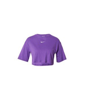 Nike Sportswear Tričko  fialová / šedobiela