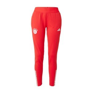 ADIDAS PERFORMANCE Športové nohavice 'Fc Bayern Tiro 23 Training Bottoms'  marhuľová / červená / biela