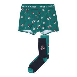 Jack & Jones Junior Súpravy bielizne 'SWEET SANTA'  námornícka modrá / jedľová / červená / biela