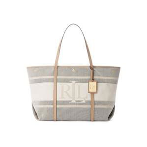 Lauren Ralph Lauren Shopper 'EMERIE'  krémová / svetlohnedá / zlatá / sivá