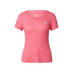 BIDI BADU Funkčné tričko 'Anni Burnout'  ružová / svetloružová / biela