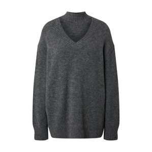 EDITED Oversize sveter 'Jamari'  sivá / sivá melírovaná