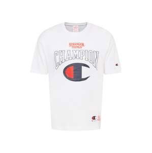 Champion Authentic Athletic Apparel Tričko 'X Stranger Things'  námornícka modrá / ohnivo červená / čierna / biela