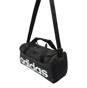 ADIDAS SPORTSWEAR Športová taška 'Essentials Duffel'  čierna / biela