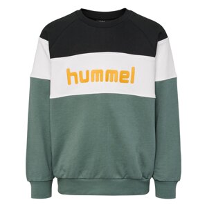 Hummel Mikina 'Claes'  žltá / zelená / čierna / biela