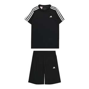 ADIDAS SPORTSWEAR Tréningový komplet 'Train Essentials Aeroready 3-Stripes -Fit'  čierna / biela