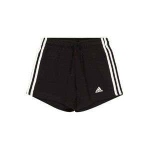 ADIDAS SPORTSWEAR Športové nohavice 'Essentials'  čierna / biela