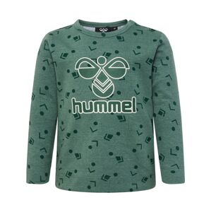 Hummel Tričko 'Greer'  tmavozelená / čierna / biela