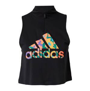 ADIDAS SPORTSWEAR Funkčné tričko 'Graphic'  svetlomodrá / žltá / zelená / čierna