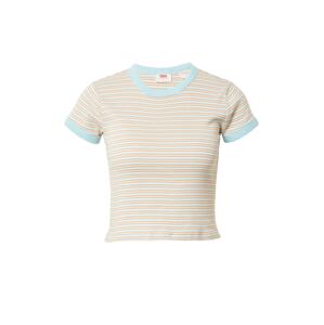 LEVI'S ® Tričko 'Mini Ringer Tee'  pastelovo modrá / pastelovo žltá