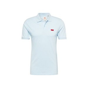 LEVI'S ® Tričko 'Slim Housemark Polo'  svetlomodrá / červená