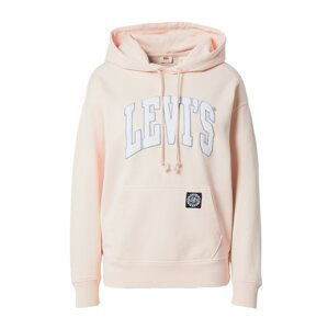 LEVI'S ® Mikina 'Graphic Standard Hoodie'  nebesky modrá / ružová / biela