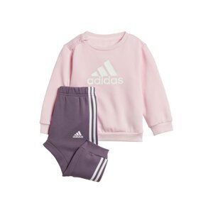 ADIDAS SPORTSWEAR Joggingová súprava 'Bagde of Sport'  černicová / svetloružová / biela