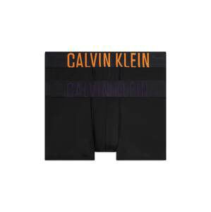 Calvin Klein Underwear Boxerky  fialová / svetlooranžová / čierna