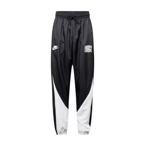 NIKE Športové nohavice 'START5'  čierna / biela