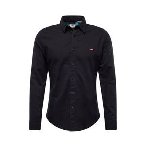 LEVI'S ® Košeľa 'LS Battery HM Shirt Slim'  červená / čierna / biela