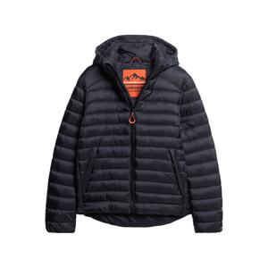 Superdry Zimná bunda 'Fuji '  námornícka modrá / oranžová