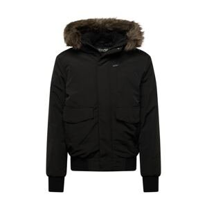 Superdry Zimná bunda 'Everest'  hnedá / čierna