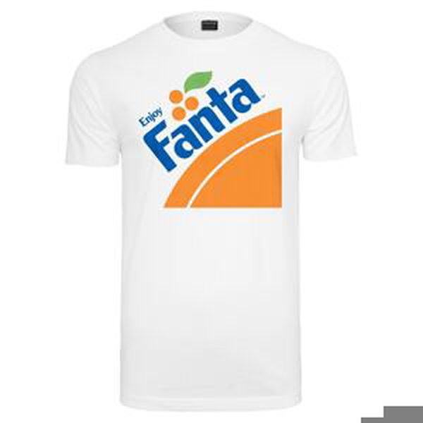 Merchcode Tričko 'Fanta'  modrá / zelená / oranžová / biela