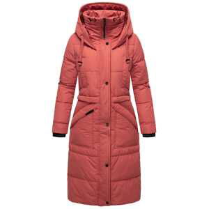 MARIKOO Zimný kabát 'Ayumii'  ružová / čierna