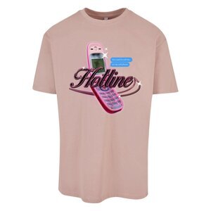 MT Upscale Tričko 'Hotline'  telová / modrá / sivá / ružová