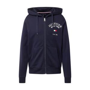 TOMMY HILFIGER Tepláková bunda 'Varsity Arched'  tmavomodrá / červená / biela