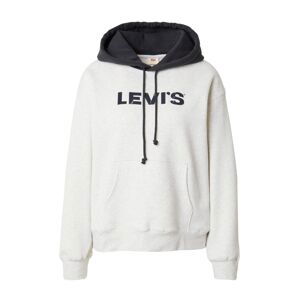 LEVI'S ® Mikina 'Graphic Ash Hoodie'  zlatá / čierna / biela melírovaná