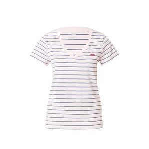 LEVI'S ® Tričko 'Perfect Vneck'  tmavomodrá / rosé / jasne červená / biela