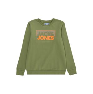 Jack & Jones Junior Mikina  jablková / oranžová