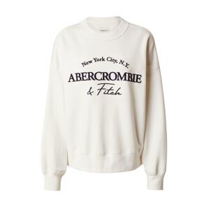 Abercrombie & Fitch Mikina 'CLASSIC SUNDAY'  čierna / biela