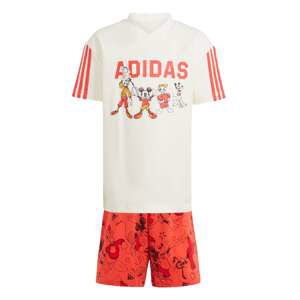 ADIDAS SPORTSWEAR Tréningový komplet 'Adidas x Disney Mickey Mouse'  horčicová / červená / čierna / biela