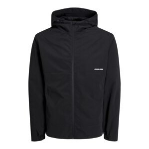 JACK & JONES Prechodná bunda 'Alex'  čierna / biela