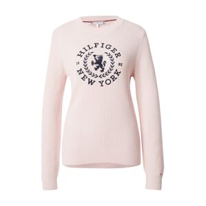 TOMMY HILFIGER Sveter  rosé / čierna