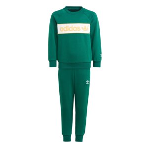 ADIDAS ORIGINALS Joggingová súprava  tmavožltá / jedľová / biela