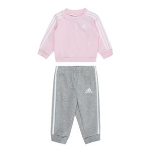 ADIDAS SPORTSWEAR Tréningový komplet 'Essentials'  sivá melírovaná / svetloružová / biela