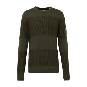 JACK & JONES Sveter 'JAMES'  tmavozelená