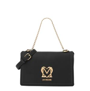 Love Moschino Kabelka na rameno 'SUPER GOLD'  čierna